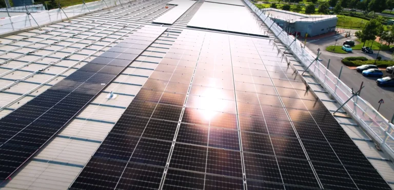 QuidelOrtho Solar Panels Close-up