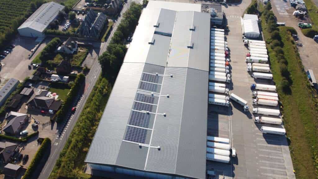 View of Commercial Solar Panel Installation | Excel Energy