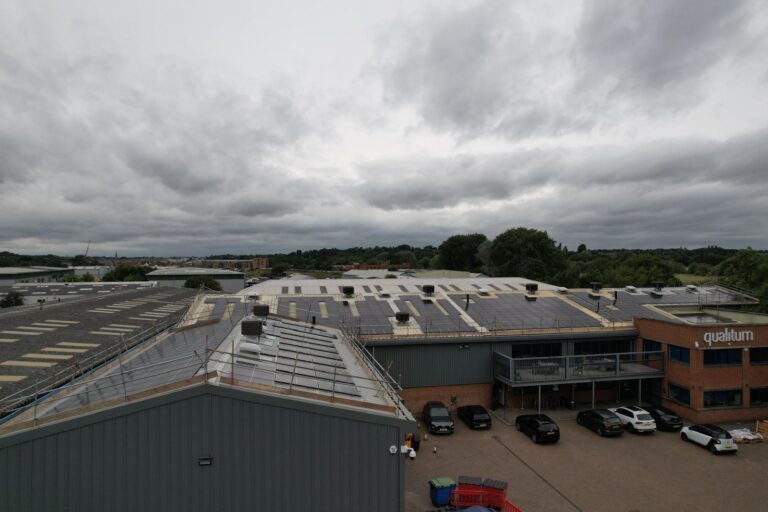 commercial rooftop solar panels
