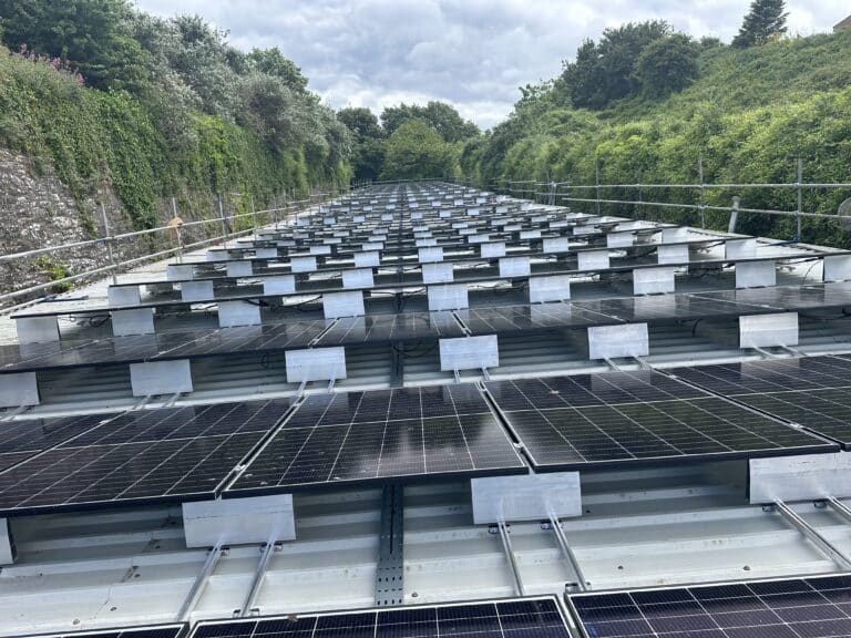 commercial solar panels devon
